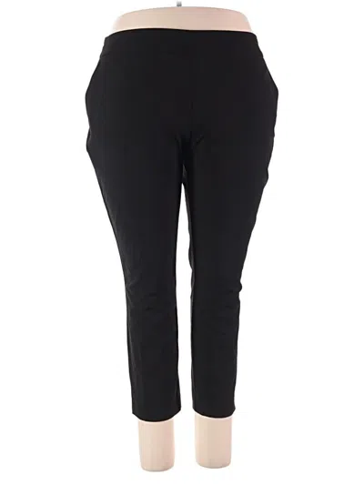 Pre-owned Hilary Radley Active Pants In Black