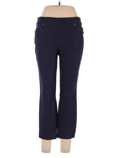 Pre-owned Hilary Radley Active Pants In Blue