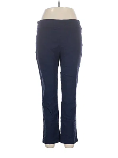 Pre-owned Hilary Radley Active Pants In Blue