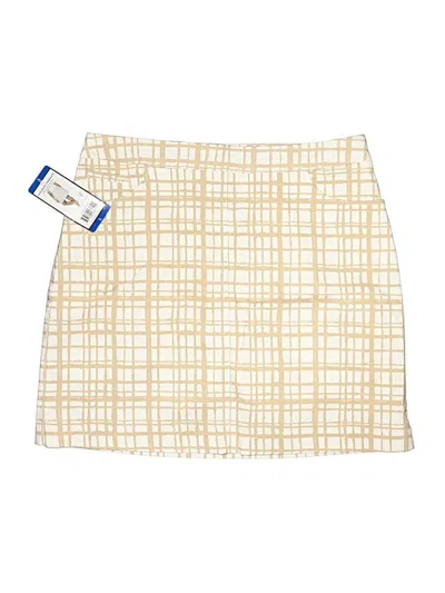 Pre-owned Hilary Radley Active Skort In Tan