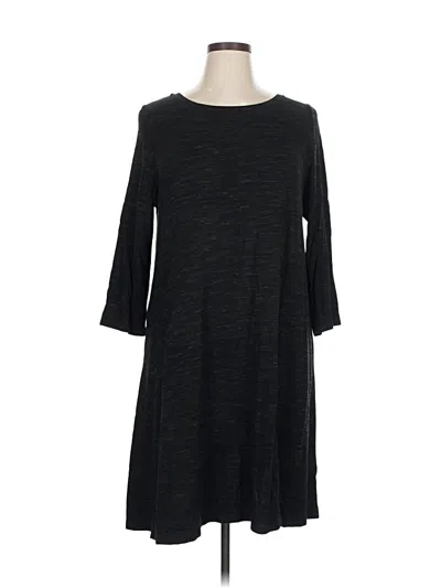 Pre-owned Hilary Radley Casual Dress In Black