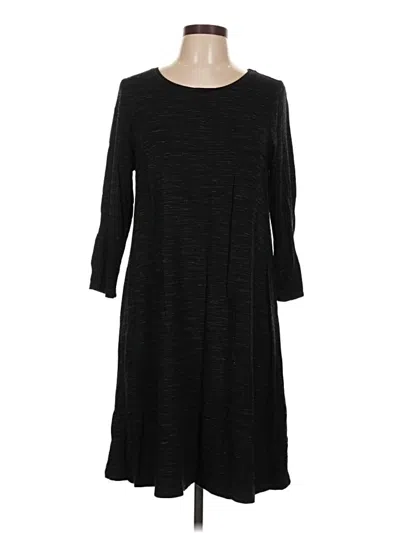 Pre-owned Hilary Radley Casual Dress In Black