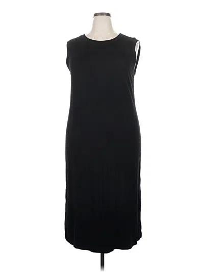 Pre-owned Hilary Radley Casual Dress In Black