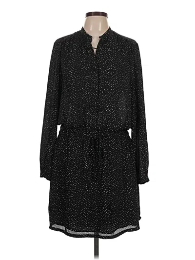 Pre-owned Hilary Radley Casual Dress In Black