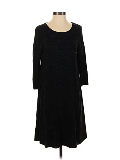 Pre-owned Hilary Radley Casual Dress In Black