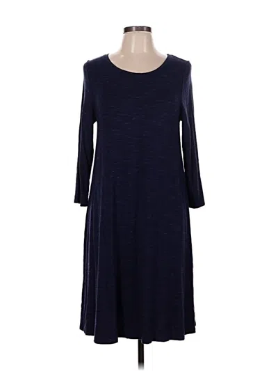 Pre-owned Hilary Radley Casual Dress In Blue