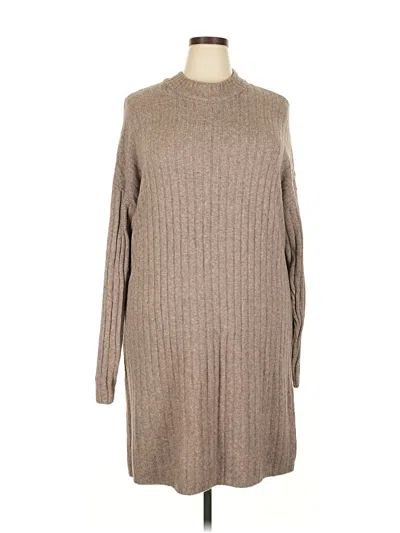 Pre-owned Hilary Radley Casual Dress In Brown