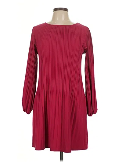 Pre-owned Hilary Radley Casual Dress In Burgundy