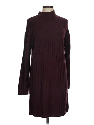 Pre-owned Hilary Radley Casual Dress In Burgundy
