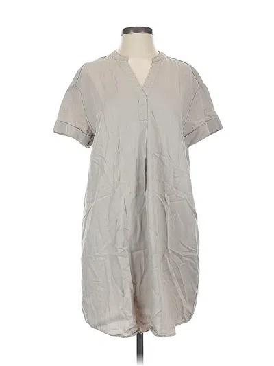 Pre-owned Hilary Radley Casual Dress In Gray