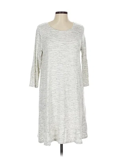 Pre-owned Hilary Radley Casual Dress In Gray
