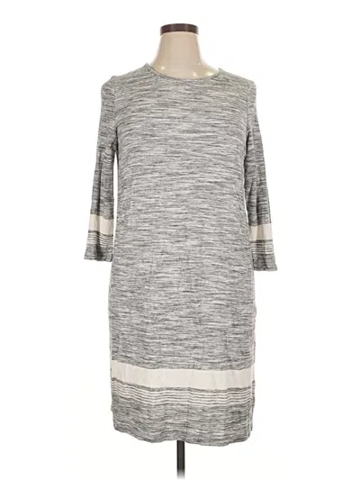 Pre-owned Hilary Radley Casual Dress In Gray