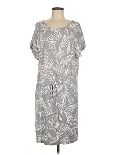 Pre-owned Hilary Radley Casual Dress In Gray