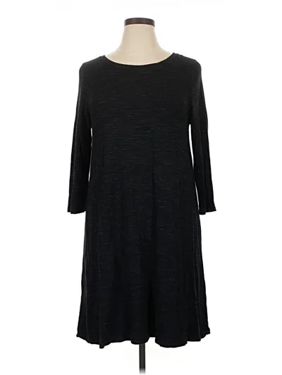 Pre-owned Hilary Radley Casual Dress In Gray
