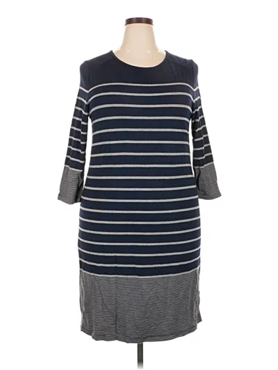 Pre-owned Hilary Radley Casual Dress In Gray