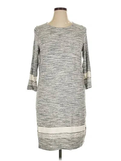Pre-owned Hilary Radley Casual Dress In Gray