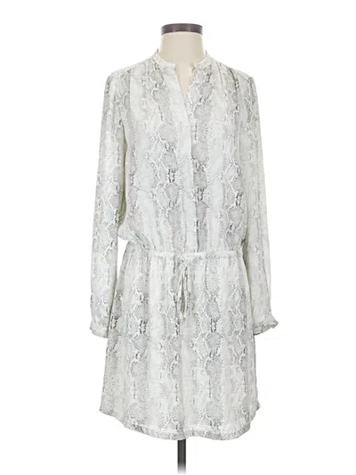 Pre-owned Hilary Radley Casual Dress In Silver