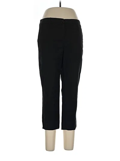 Pre-owned Hilary Radley Casual Pants In Black