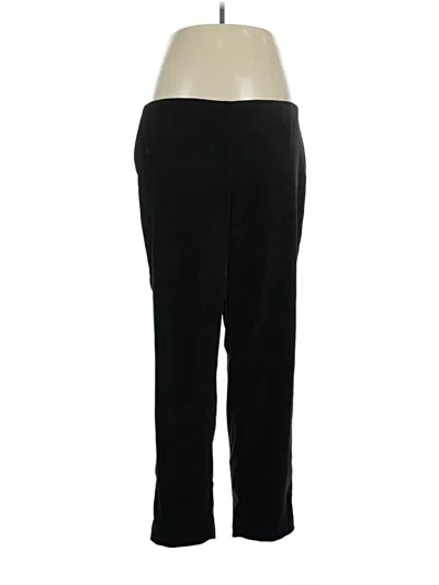 Pre-owned Hilary Radley Casual Pants In Black