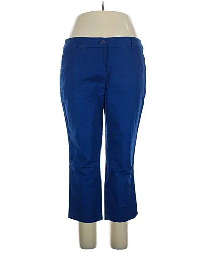 Pre-owned Hilary Radley Casual Pants In Blue
