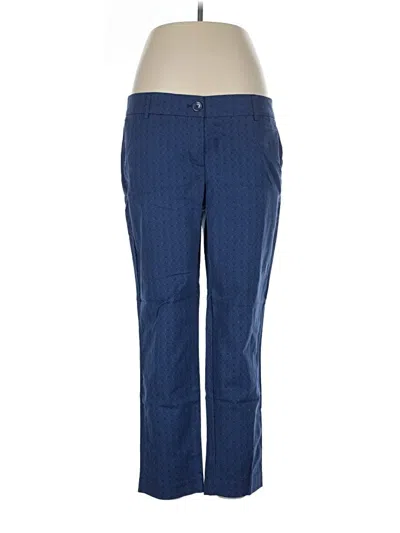 Pre-owned Hilary Radley Casual Pants In Blue