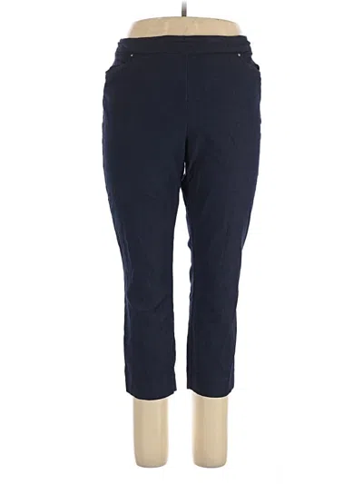 Pre-owned Hilary Radley Casual Pants In Blue