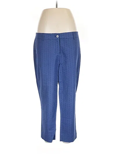 Pre-owned Hilary Radley Casual Pants In Blue