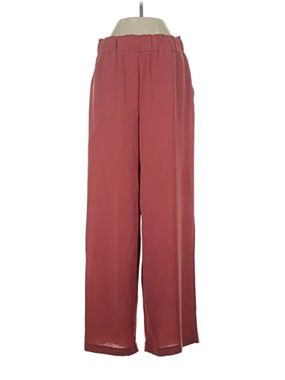Pre-owned Hilary Radley Casual Pants In Burgundy
