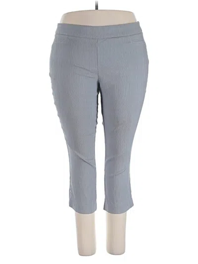 Pre-owned Hilary Radley Casual Pants In Gray