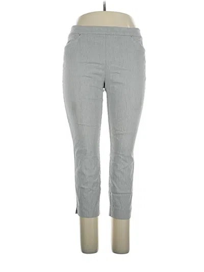 Pre-owned Hilary Radley Casual Pants In Gray