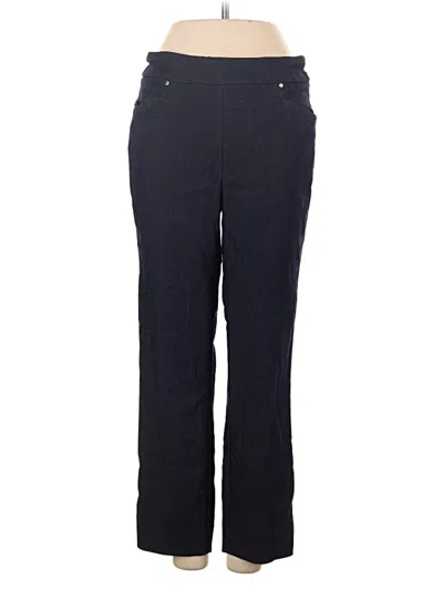 Pre-owned Hilary Radley Dress Pants In Blue