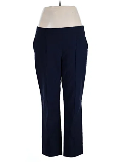 Pre-owned Hilary Radley Dress Pants In Blue