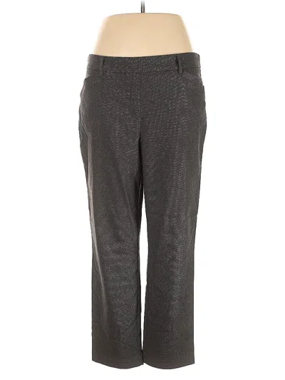 Pre-owned Hilary Radley Dress Pants In Gray