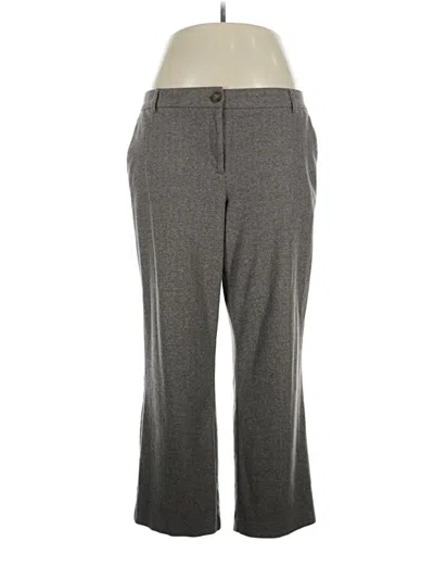 Pre-owned Hilary Radley Dress Pants In Gray