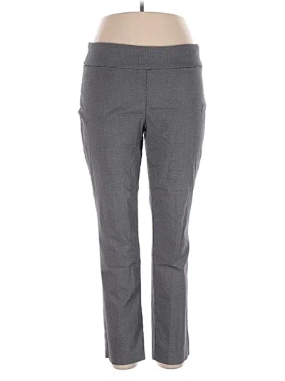 Pre-owned Hilary Radley Dress Pants In Gray