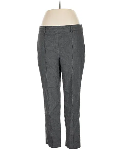 Pre-owned Hilary Radley Dress Pants In Gray