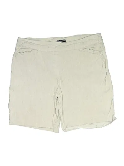 Pre-owned Hilary Radley Khaki Shorts In Ivory