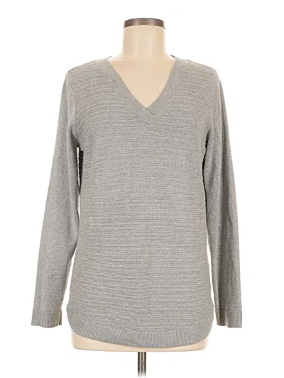 Pre-owned Hilary Radley Pullover Sweater In Gray