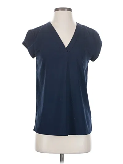 Pre-owned Hilary Radley Short Sleeve T-shirt In Blue