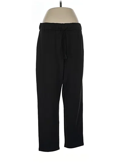 Pre-owned Hilary Radley Track Pants In Black