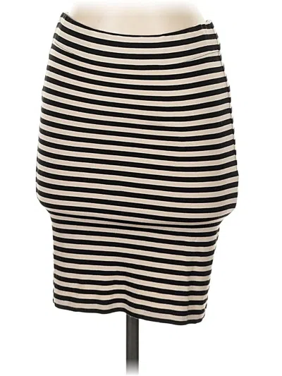 Pre-owned Hi-line Casual Skirt In White