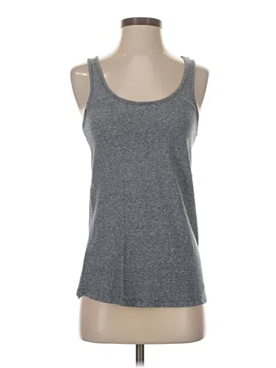 Pre-owned Hi-line Tank Top Gray Halter Neckline Tops