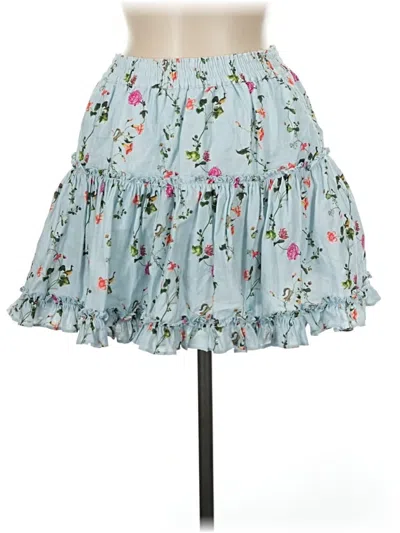 Pre-owned Hill House Casual Skirt In Blue