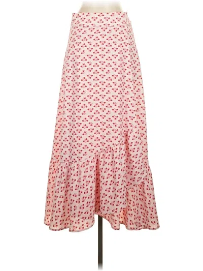 Pre-owned Hill House Casual Skirt In Red
