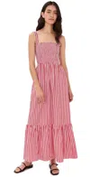 HILL HOUSE HOME ANJULI NAP DRESS RED STRIPE