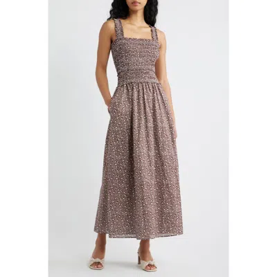 Hill House Home Azalea Maxi Nap Dress In Brown