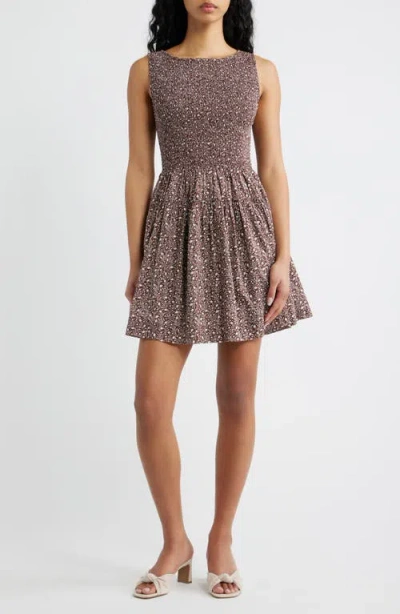 Hill House Home Cosima Mini Nap Dress In Animal Print