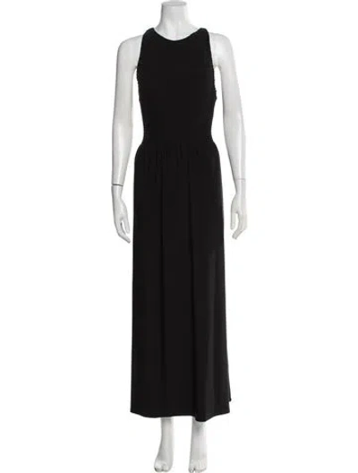 Pre-owned Hill House Home Crew Neck Jumpsuit In Black