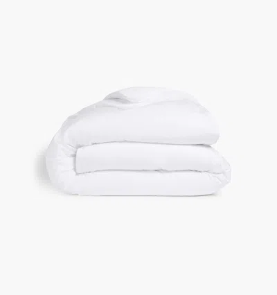 Hill House Home Duvet Cover In Savile Pure White