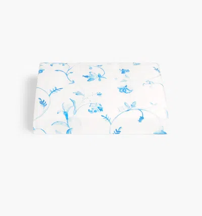 Hill House Home Fitted Sheet In Blue Botanical